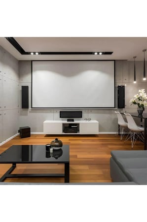 240x200 cm projeksiyon perdesi, yüksek kaliteli görüntü deneyimi