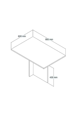 Bohem Yaprak Orta Sehpa 90cm