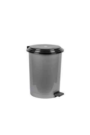 Pedallı Plastik Yuvarlak Çöp Kovası (3 Lt)