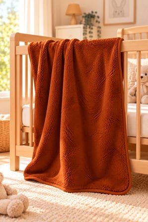 Wellsoft Bebek Çocuk Battaniyesi 100x150cm Çift Taraflı Kundak Puset Örtüsü