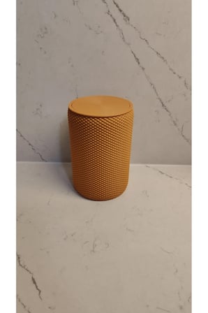 Mini Masaüstü Çöp Kovası - Turuncu