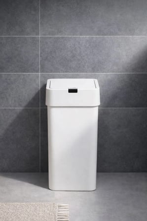 9 LT Sensörlü Çöp Kovası - Akıllı Hareket Sensörlü Sessiz Kapanan Slim Çöp