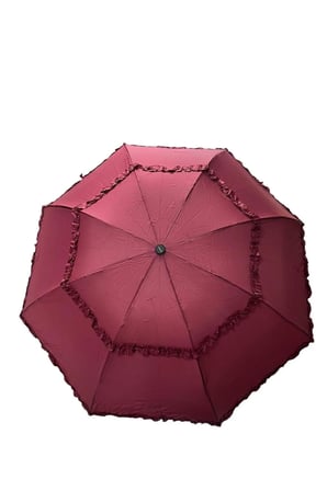 Bordo Yarasa Model Manuel Şemsiye 709865