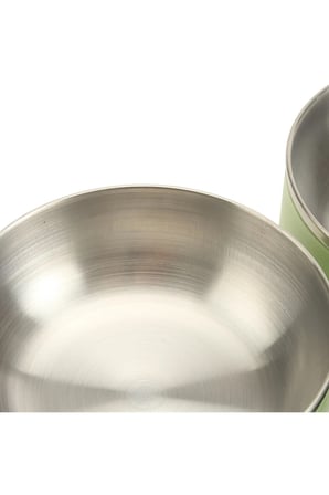 2 Katlı Yemek Sefer Tası - Yeşil