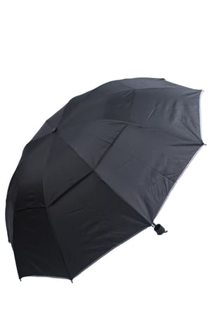 Siyah Çift Katlı Protokol Unisex Şemsiye
