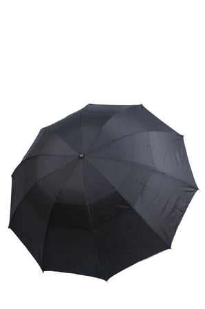 Siyah Çift Katlı Protokol Unisex Şemsiye