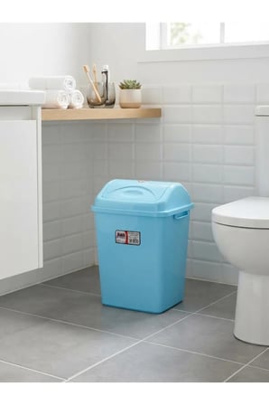 Plastik Elegance 7,5 Litre Sallanır Kapaklı Çok Amaçlı Çöp Kovası
