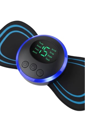 Mini EMS Vücut Masaj Cihazı, Ayarlanabilir Seviye ve Zamanlayıcı ile