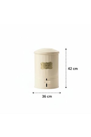 16 Litre Pedallı Metal Çöp Kovası | Fırın Boya Paslanmaz | Kovasız (4 Renk)