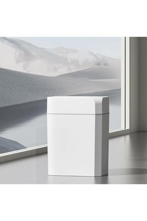 Otomatik Sensörlü Çöp Kovası Beyaz 12 LT 4147