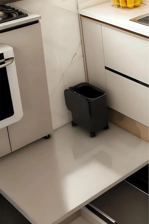 ????️TEKERLEKLİ ORİGA ÇÖP KOVASI
