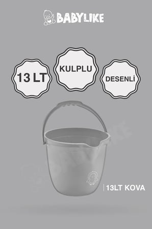 Soft Touch Bebek Banyo Seti | Bebek Küveti, 13 lt Kova,1,5 lt Maşrapa