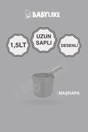 Soft Touch Bebek Banyo Seti | Bebek Küveti, 13 lt Kova,1,5 lt Maşrapa