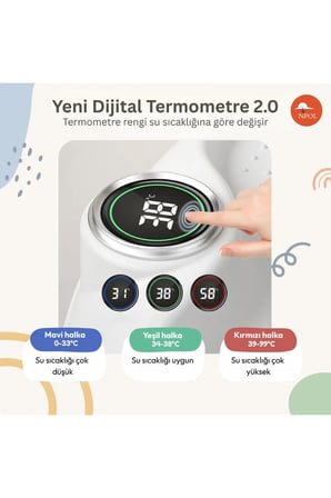 Thermae Katlanabilir Bebek Küveti, Kaymaz Banyo Koltuğu ile - Yenidoğan Beb