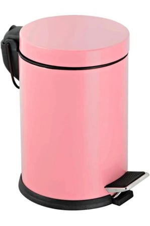 Premium Serisi 3 Litre Hacimli Paslanmaz Banyo-Mutfak Pedallı Çöp Kovası Pe