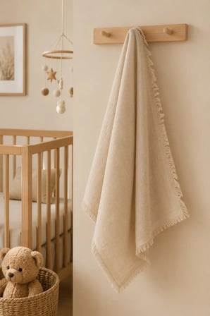 Müslin 90x110 cm. 4 Katlı Çocuk & Bebek Müslin Örtü Battaniye %100 Pamuk Sa