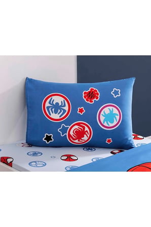 Spidey Adventure Desenli % 100 Pamuk Kumaş 1 Adet Yastık Kılıfı 50x70 cm