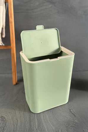 Flip 6 LT Banyo Mutfak Tezgah Üstü Çöp kovası - Yeşil