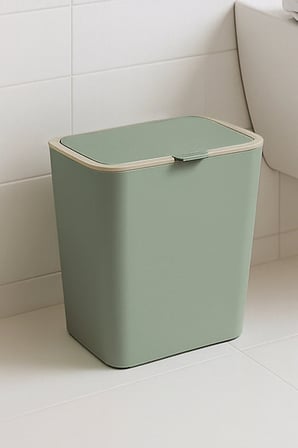 Flip 6 LT Banyo Mutfak Tezgah Üstü Çöp kovası - Yeşil