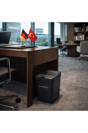 Premium Dual-Wing Waste Bin – 8 LİTRE Designed for offices, homes, and refi