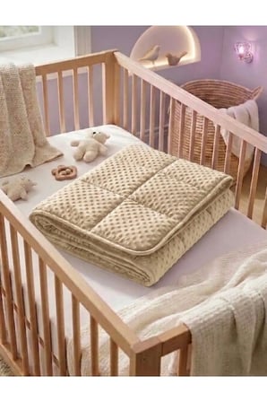 Tekstil Premium Çift Taraflı Kadife Bebek Ve Çocuk Battaniyesi 90x120 cm -