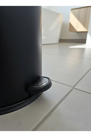 12 Litre Siyah Çöp Kovası 12 Litre çöp kovası Ev Ofis Banyo Mutfak Lux çeli