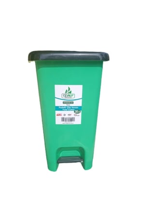 Slim Pedallı Çöp Kovası Renkli (30 Lt)
