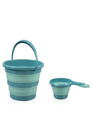 Katlanır Banyo 3 Lü Set Turkuaz