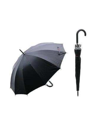 SKYBELT SKY-220 ( FİBER 12 TELLİ ) SİYAH BAY & ERKEK BASTON ŞEMSİYE*60