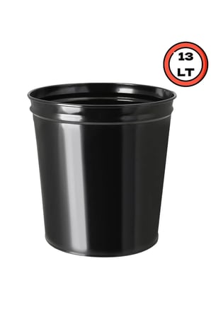 Metal Masa Altı Çöp Kovası 13 Lt Çöp Poşedi Hediyeli