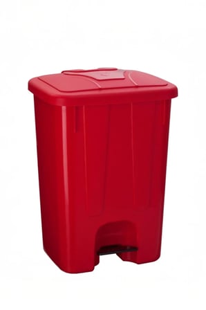Pedalli Plastik 65 Litre Çöp Kovası