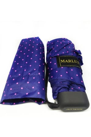 Unisex Mini Cep Şemsiye Lacivert 17 cm