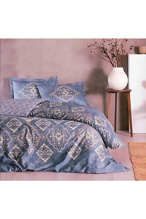 Volanlı % 100 Pamuk Saten 2'li Yastık Kılıfı 50x70 Cm