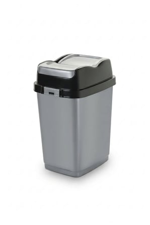 Girdap Çöp Kovası 10 Litre | Kapaklı Plastik Mutfak Banyo Ev Ofis Tipi
