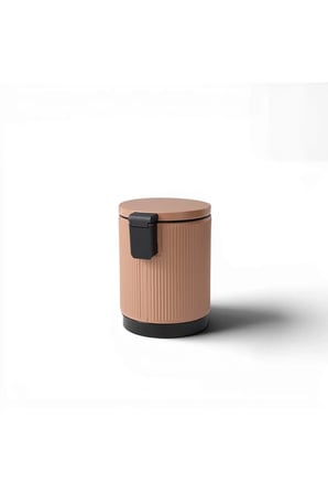 Lumi Kanallı Pedallı Çöp Kovası 5 L Terracotta