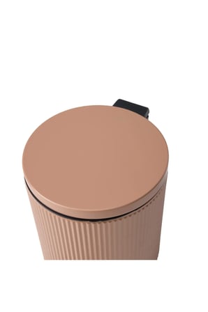 Lumi Kanallı Pedallı Çöp Kovası 5 L Terracotta