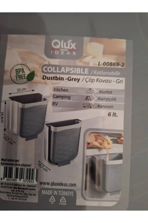 KATLANABİLİR ÇÖP KOVASI