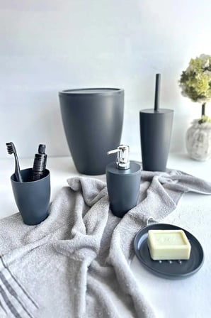 Pure 5li Banyo Seti Gri