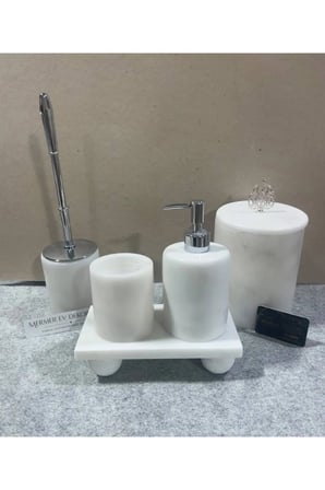 Dikdörtgen Tepsi Banyo Seti