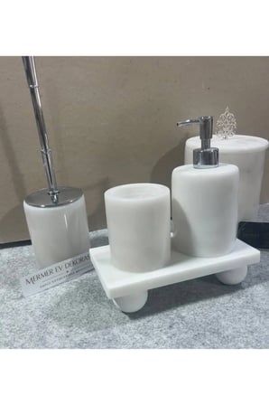 Dikdörtgen Tepsi Banyo Seti