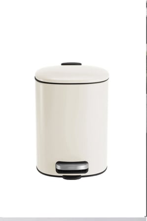 Pedallı Çöp Kovası Koyu Krem 5 Lt - THN62243