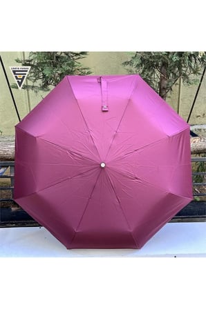 Tam Otomatik Kadın Şemsiye Bordo