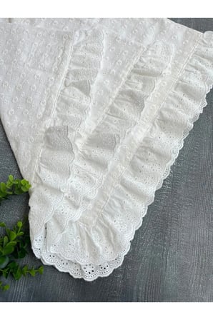 Kız Bebek Yenidoğan Fisto Battaniye, Kundak, Çok Amaçlı Örtü,100cx100cm ölç