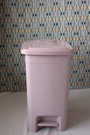 25 Litre Pedallı İç kovalı Slim Çöp Kovası, Mutfak/Ofis/Banyo Çöp Kovası Pe