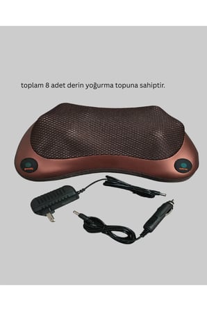Çok Fonksiyonlu Boyun Bel Sırt Masaj Yastığı Araç İçin Rahatlatıcı Destek