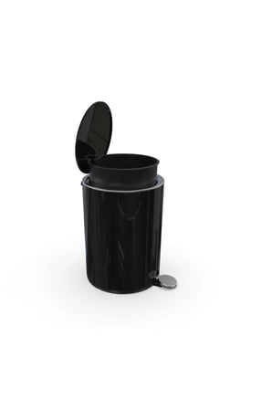 LENOX PEDALLI ÇÖP KOVASI SİYAH 5LT