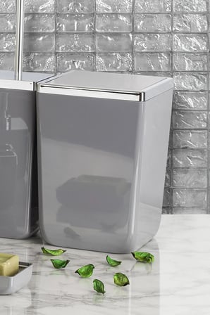 Toskana 6 LT Banyo Mutfak Çöp Kovası - Gri