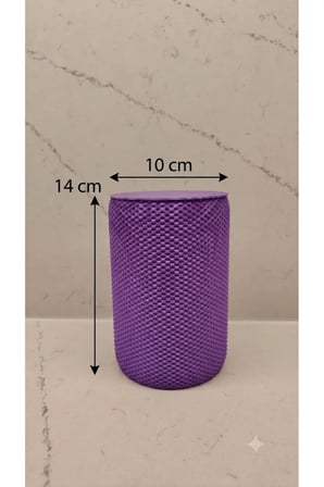 Mini Masaüstü Çöp Kovası - Lavanta Moru