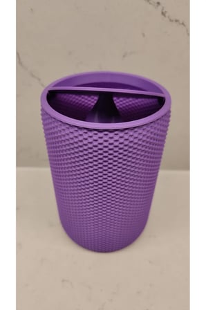 Mini Masaüstü Çöp Kovası - Lavanta Moru