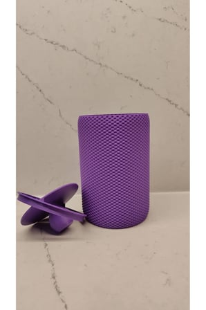 Mini Masaüstü Çöp Kovası - Lavanta Moru